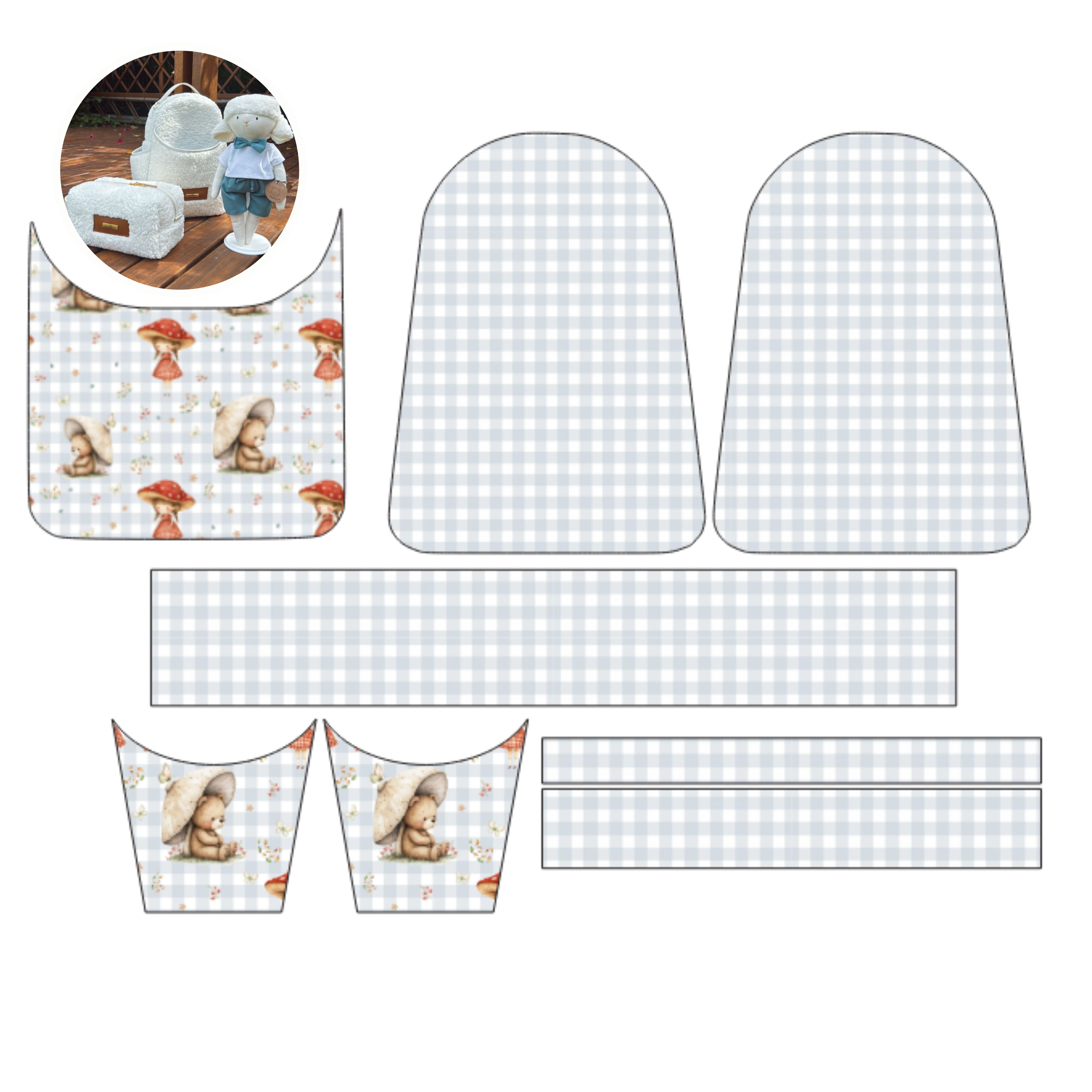 PAINEL MOCHILA GAMA
