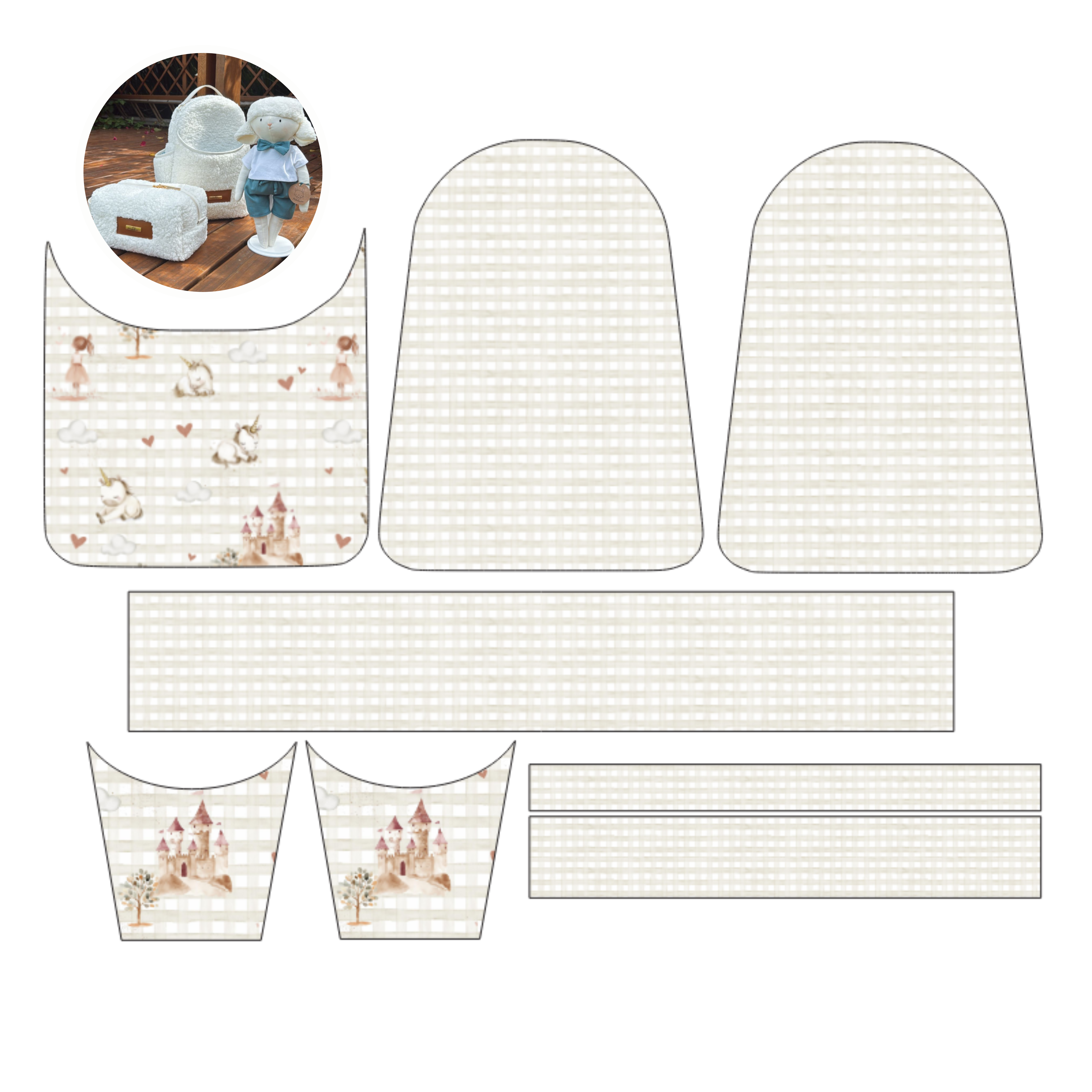 PAINEL MOCHILA GAMA