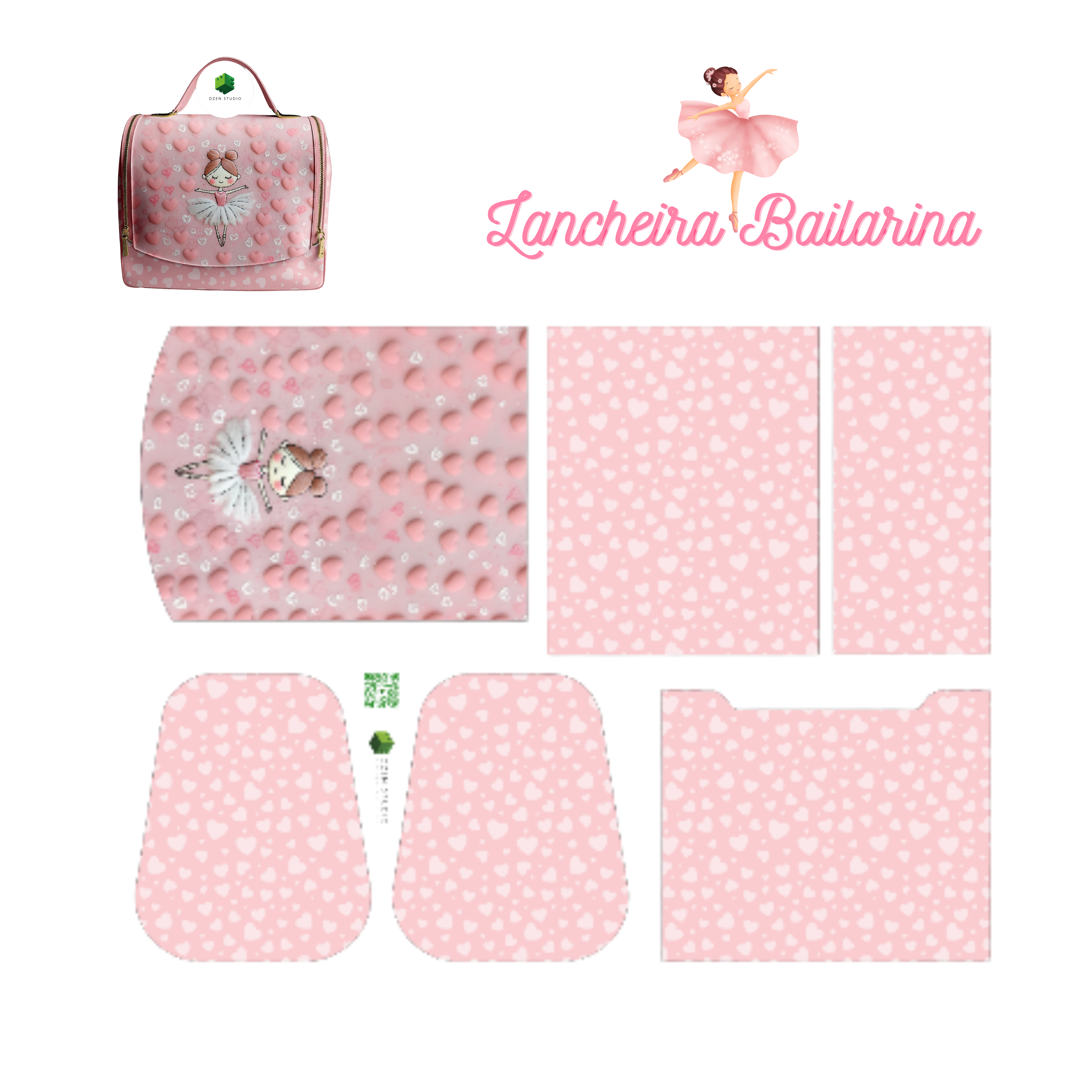 LANCHEIRA BAILARINA ROSA