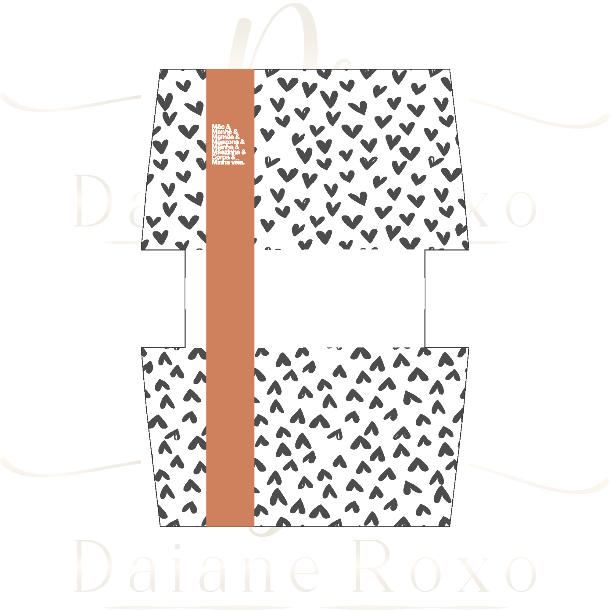 PAINEL NÉCESSAIRE TRAPÉZIO EXCLUSIVA DANI DELINSKI